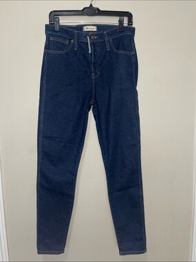 Madewell High-Rise Skinny Jeans Deep Blue Wash size 30 New